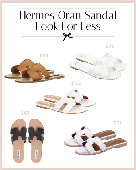 hermes oran look for less|hermes slip on sandals.